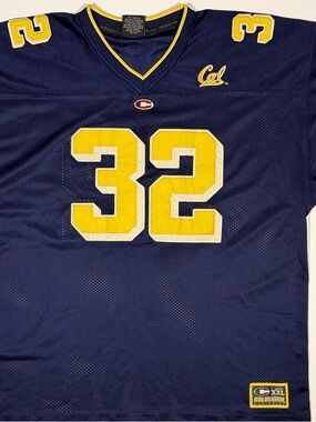 Vintage Cal Bears Football Jersey XXL Colosseum Athletics Blue NCAA Rare
